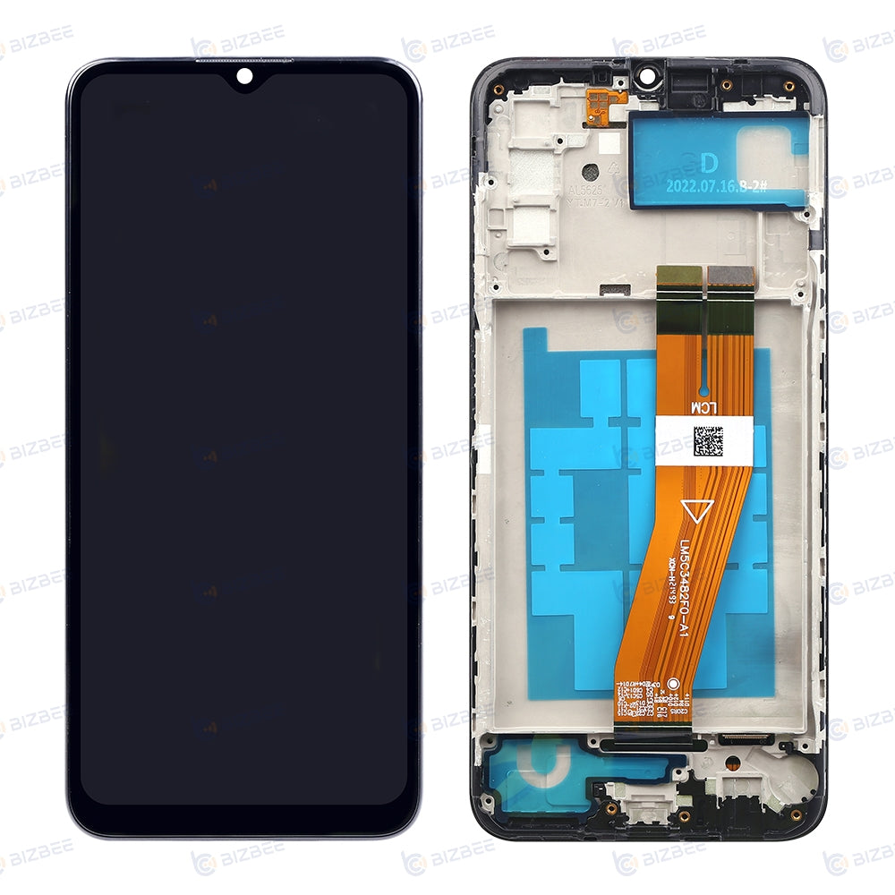 Samsung Ecran A03S (A037F) Avec Châssis OEM Matériel Noir