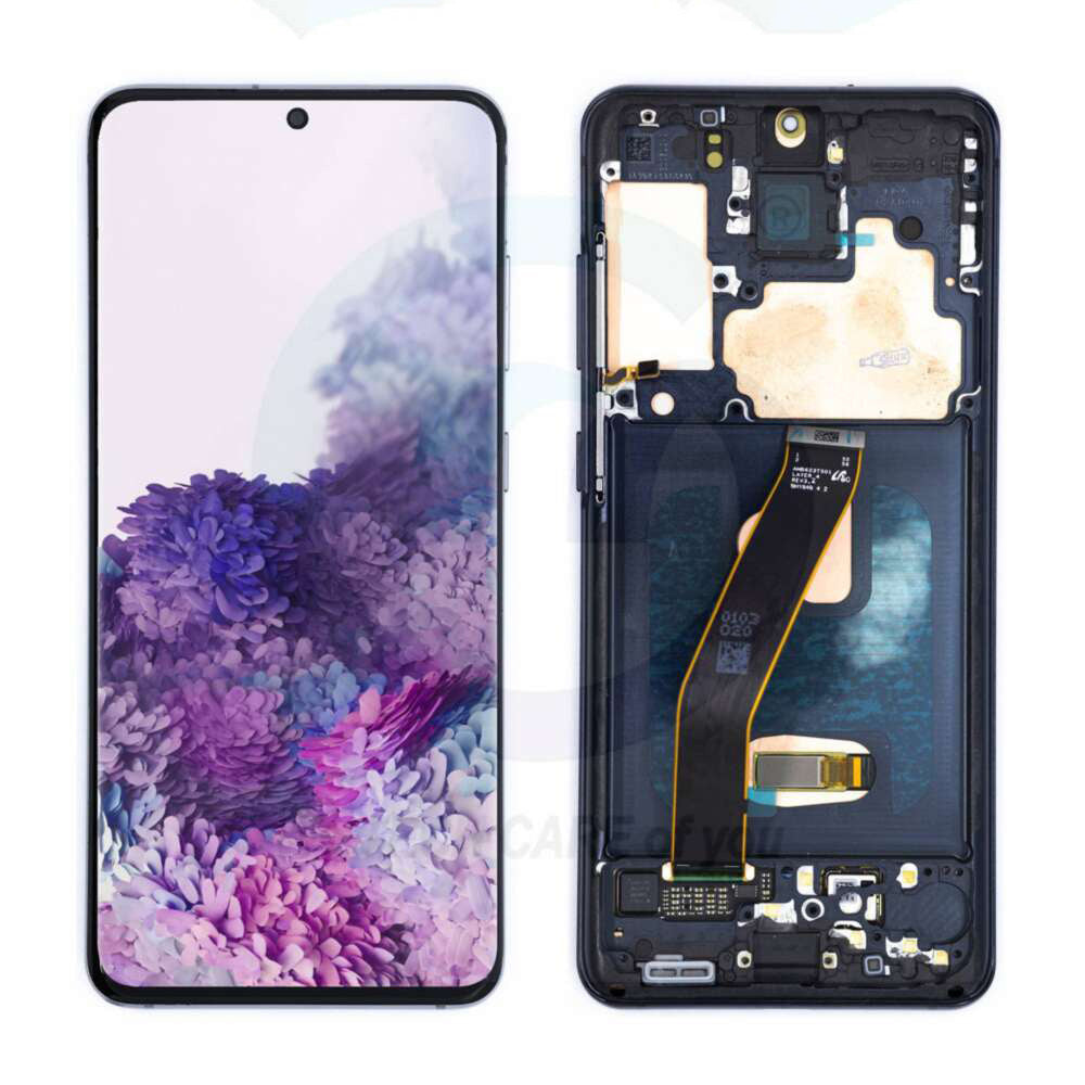 Samsung Ecran S20 4G (G981B) Avec Châssis Soft OLED Gris