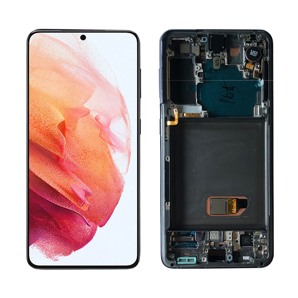 Samsung Ecran S21 (G990F) Avec Châssis Soft OLED Noir