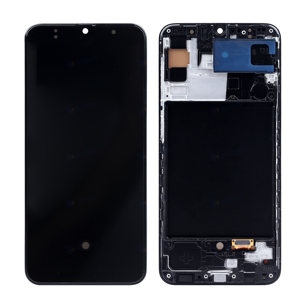 Samsung Ecran A30S (A307F) Avec Châssis Hard OLED Noir